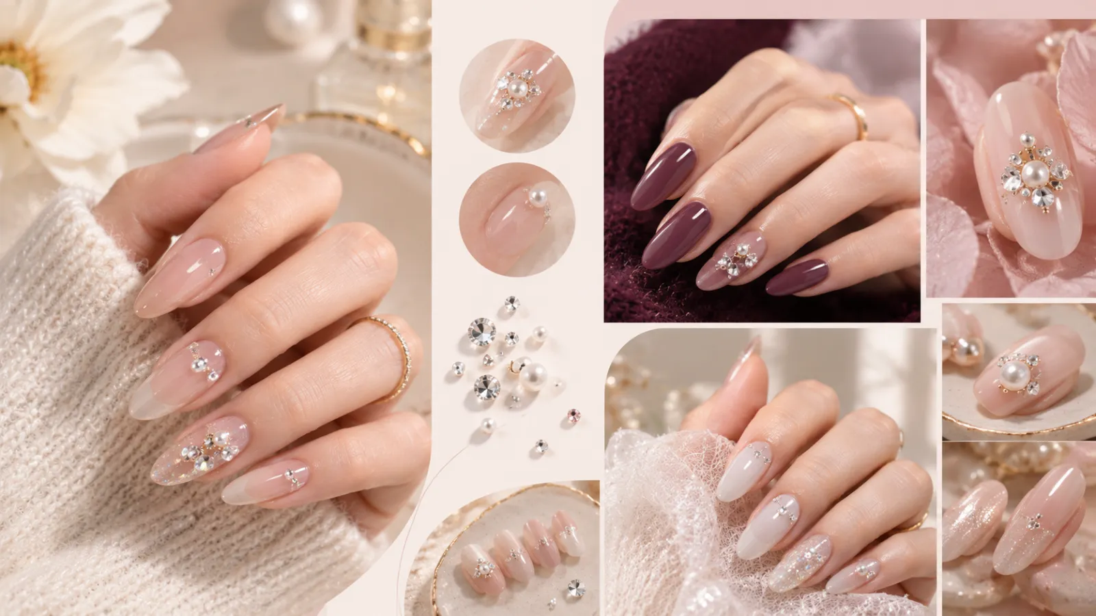 Đính Đá, Đính Ngọc — Nghệ Thuật "Ít Mà Chất" Trong Thiết Kế Nail