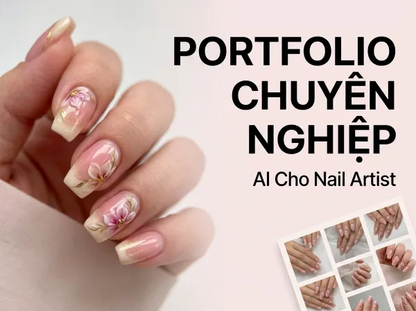 Portfolio Chuyên Nghiệp — AI Cho Nail Artist